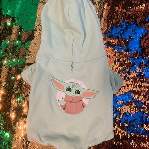 Mandalorian the Child Baby Yoda dog hoodie M
